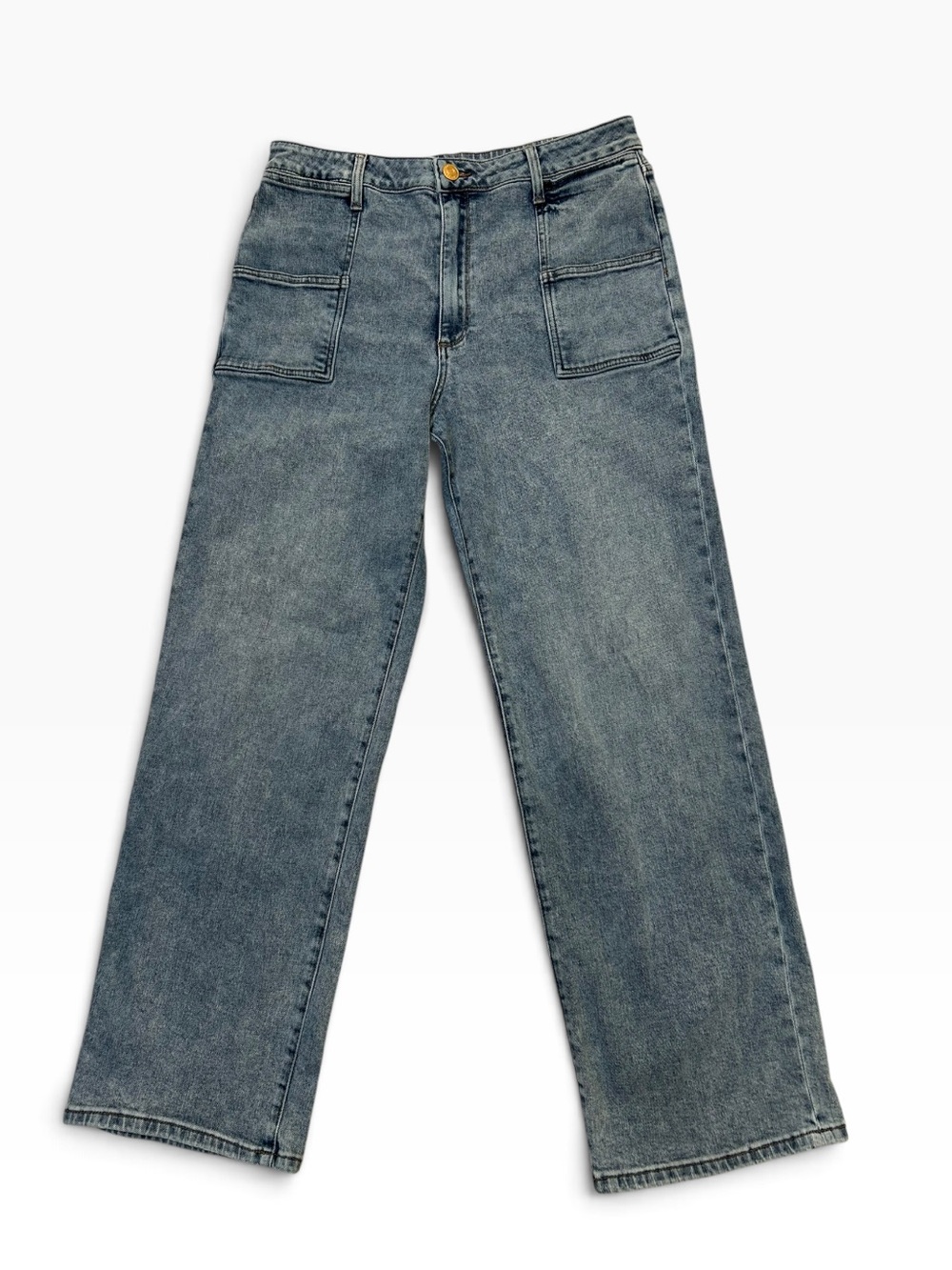 KUT from the Kloth Sienna Wide Leg High Rise Jeans Size 12 | 31.5”L